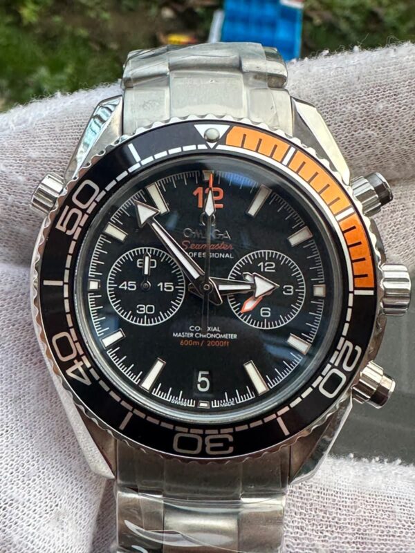 Omega Planet Ocean 600mco Axial Master Chronometer Chronograph 45.5 Mm
