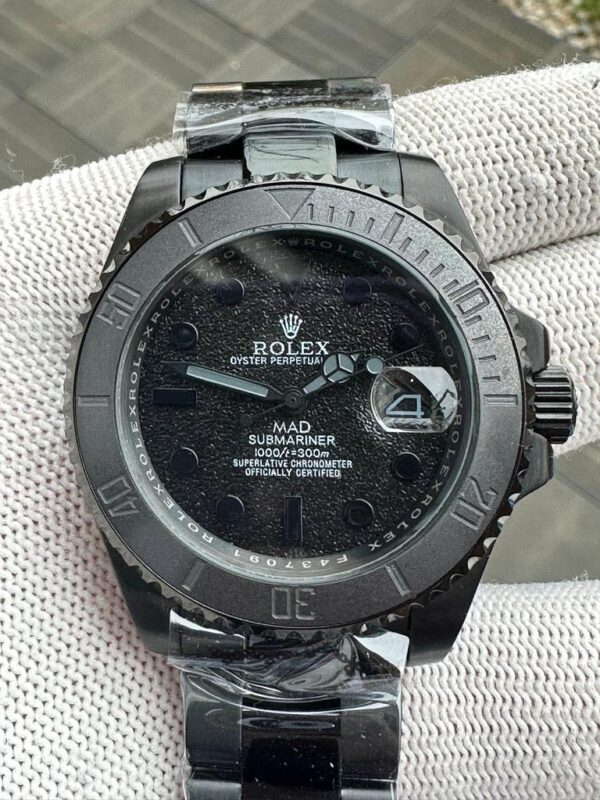 Rolex MAD Submariner Black Dial Men's Swiss Watch