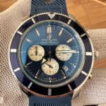 BREITLING SUPEROCEAN HERITAGE II CHRONOGRAPH 44 BLUE DIAL
