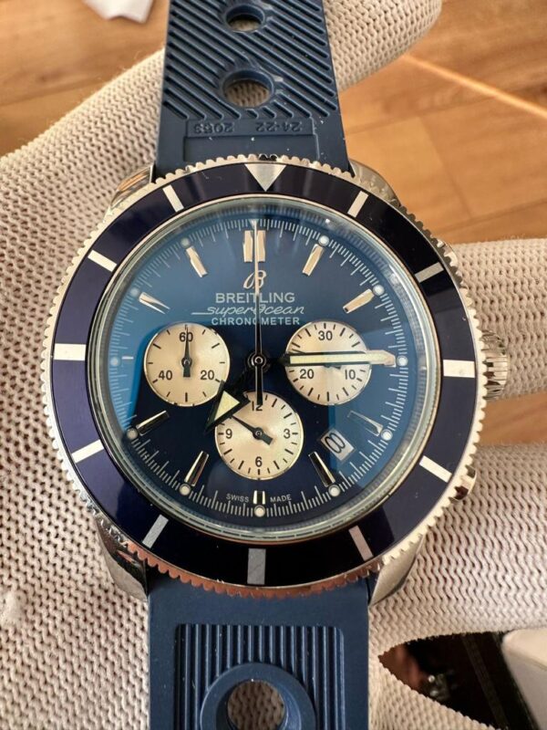 BREITLING SUPEROCEAN HERITAGE II CHRONOGRAPH 44 BLUE DIAL