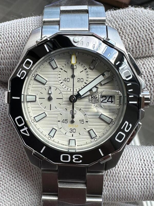 TAG Heuer Aquaracer Calibre 16 White Dial 44mm Swiss Quartz with Chronograph watch