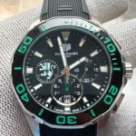 Tag Heuer Aquaracer 300M Quartz Chronograph watch ceramic black rubber