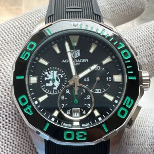 Tag Heuer Aquaracer 300M Quartz Chronograph watch ceramic black rubber