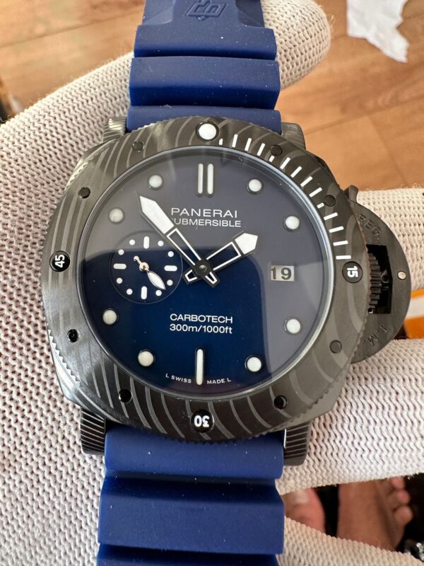 Panerai Luminor Submersible Carbotech 300m Clone Grade Auto Movement Dial Size 47mm Luxury Watch