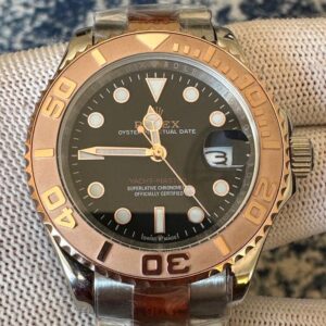 Rolex Yacht Master 43mm Black Dial Bronze Bezel Luxury Watch