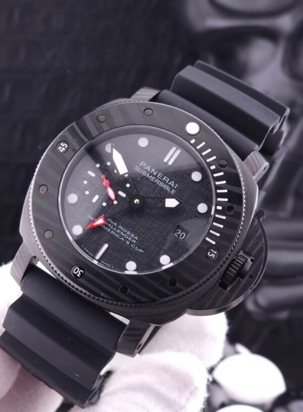 Clone Grade Auto Movement Panerai Luminor Submersible Luna Rossa Carbotech Americas Cup 47mm