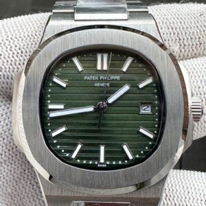 Patek Philippe Nautilus Automatic Movement 42mm Green Dial Stainless Steel Watch