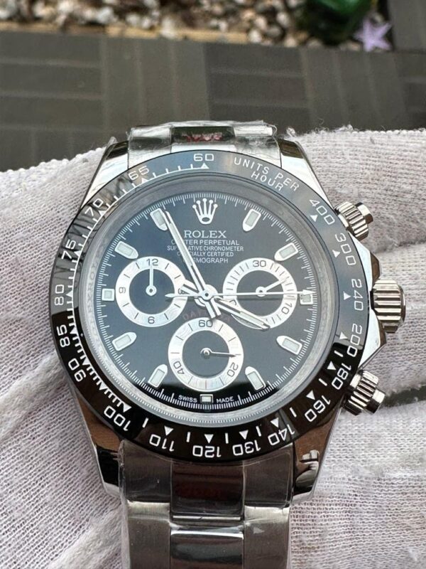 Rolex Cosmograph Daytona Black Dial Platinum Watch