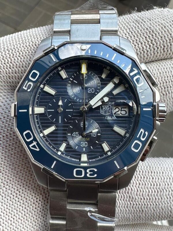 TAG Heuer Aquaracer Calibre 16 Blue Dial 44mm watch